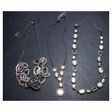 Set of 6 Silver-Tone Necklaces
