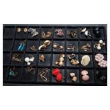 Set of 28 Pairs of Vintage Clip-On Earrings