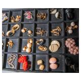 Set of 28 Pairs of Vintage Clip-On Earrings