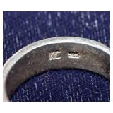 Sterling Silver Hoop Earrings with Stone Inlay – Stamped 925