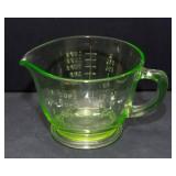 Uranium Glass Liquid Measuring Bowl – Glows Under UV Light