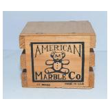 Assortment of Marbles – American Marbles Co. Sealed Box and Bag of Marbles