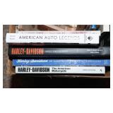 Assortment of Motorcycle and Automotive Books – Many Harley Davidson