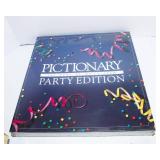 Assortment of Vintage Board Games – Includes Unopened 1989 Pictionary Party Edition