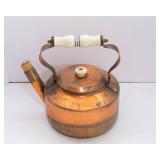 Vintage Copper Teapot and Copper Tray with Handle
