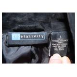 Relativity Black Suede Leather Jacket – Large