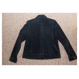 Relativity Black Suede Leather Jacket – Large