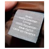 APT 9 Suede Leather Jacket – Shimmery Sheen, Size Large