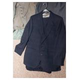 Set of 3 Men’s Suits – Navy, Dark Gray, and Tan