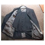 Set of 3 Men’s Suits – Navy, Dark Gray, and Tan