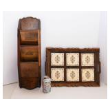 Wooden Decor – Tray and Mail Sorter
