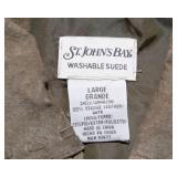 St. John’s Bay Women’s Leather Suede Jacket – Size Large