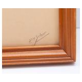 Vintage P.H. Schon Cat Prints – Set of Two, Framed (8" x 10")