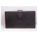 Leather Accessories Lot: Fanny Pack, Checkbook, and Wallet