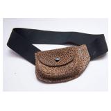 Leather Accessories Lot: Fanny Pack, Checkbook, and Wallet