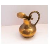 Two Large Brass Pitchers