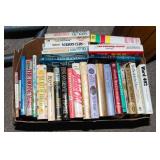 Large Box Full of a Variety of Hardcover Books
