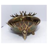 Lot of Three Brass Deer Items