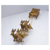 Lot of Three Brass Deer Items