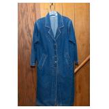 Vintage Christopher & Banks Long Denim Jacket – Size Medium