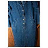Vintage Christopher & Banks Long Denim Jacket – Size Medium