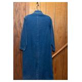 Vintage Christopher & Banks Long Denim Jacket – Size Medium