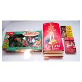 Vintage Christmas Décor – Musical Angel Chimes & Cardinal String Lights