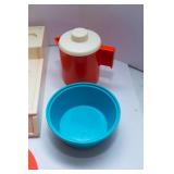 Vintage Fisher-Price Toys – Cash Register & Stove with Utensils