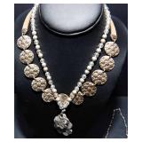 Assorted Necklaces – Set of Six, One with Pocket Knife Pendant