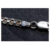 Lot of Two Sterling Silver Bracelets – 7.5" Each