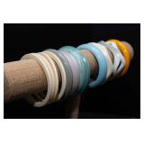 Set of 12 Plastic Bangles – Possibly Bakelite