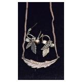 Lot of Three Silvertone Jewelry Sets