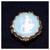 Vintage Cameo Necklace & Cameo Perfume Essence Compact – New in Box