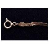 Set of Two 14K Gold Bracelets – 7" Each