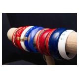 Set of 11 Plastic Bangles – Possibly Bakelite