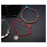 Lot of Five Beaded Necklaces