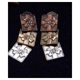 Christmas Earrings & Small Metal Trinket Holder – Assorted Lot