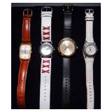 Set of Four Fashionable Watches – Esprit, Guess, Columbia, Michael Kors