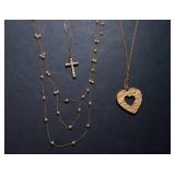 Set of Three Dainty Necklaces