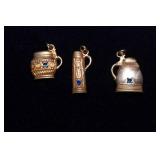 Vintage Hamm’s 10K Gold Employee Bracelet with Charms