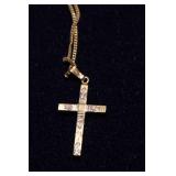 Three Vintage Necklaces – Religious & Heart Lockets