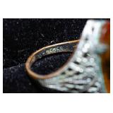 Set of Three Rings – 10K Gold and Vintage Styles