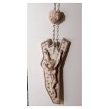 Large Wall Rosary & Mary Wall Art (8" x 10")