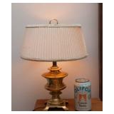Gold-Tone Table Lamp – 14" Tall