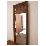 Bassett Mid-Century Modern Dresser with Two Mirrors – 72"L x 19"D x 30.5"T