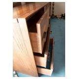 Bassett Mid-Century Modern Dresser with Two Mirrors – 72"L x 19"D x 30.5"T