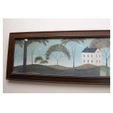 Framed Warren Kimble Folk Art Print