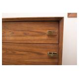 Bassett Mid-Century Modern Tallboy Dresser – 40"W x 19"D x 54"T