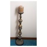 Large Metal Candle Holder - 31"T