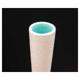 Set of Three White Decorative Vases